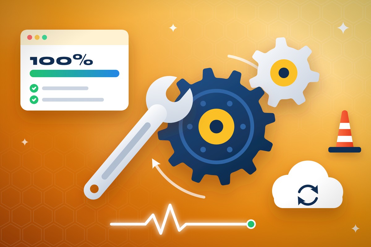 Website maintenance: updates complete, backups running and the site kept healthy