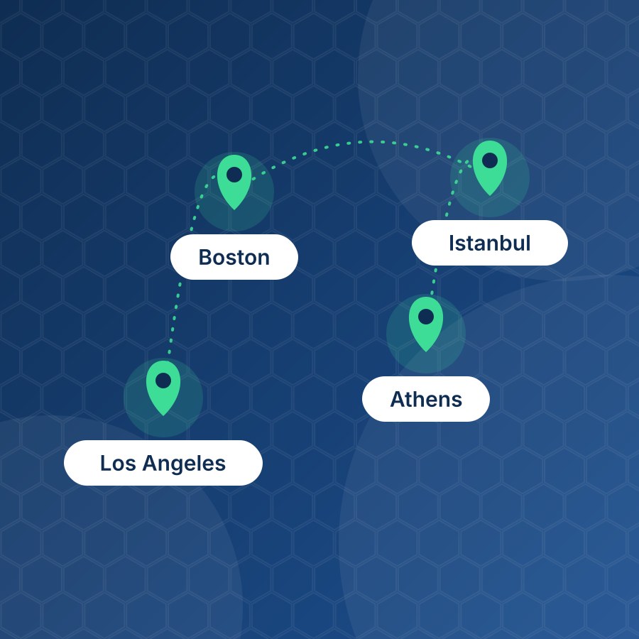 Vulair locations: Los Angeles, Boston, Athens and Istanbul